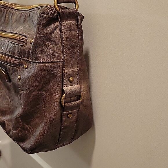 Stone Mountain Smokey Mountain Double Top Zip Hobo - Picture 5 of 13